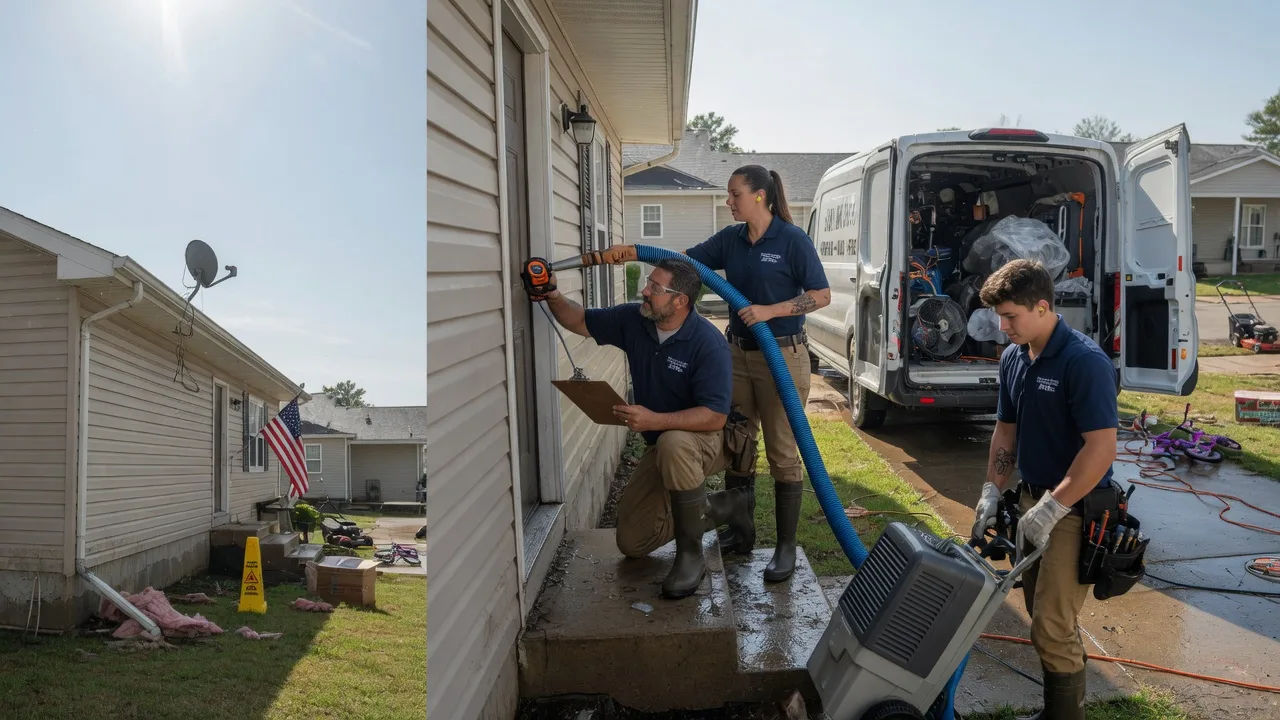 Ceiling Water Damage Restoration in Anniston, MO near me